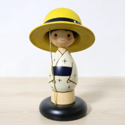 Sekiguchi Sansaku Japanese Kokeshi Doll The Sound Of Cicadas Front