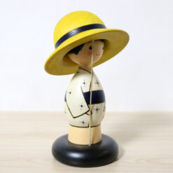 Sekiguchi Sansaku Japanese Kokeshi Doll The Sound Of Cicadas Right