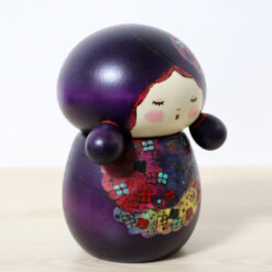 Sekiguchi Sansaku Kokeshi Doll Ajisai Right