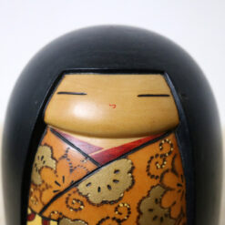 Yoshio Otani Vintage Kokeshi Doll Plum Face