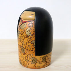 Yoshio Otani Vintage Kokeshi Doll Plum Left