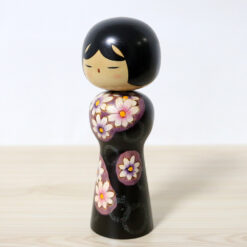 Yushi Kawase Vintage Kokeshi Doll Nogiku Left