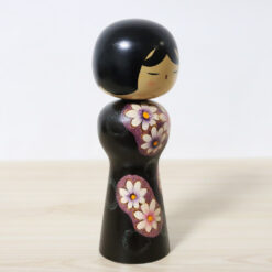 Yushi Kawase Vintage Kokeshi Doll Nogiku Right