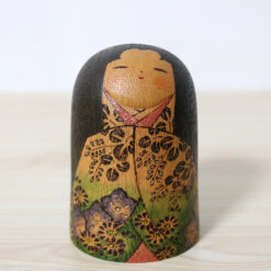 Fumio Tomidokoro Kokeshi Autumn Garden Front
