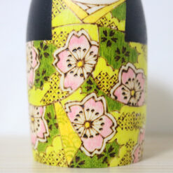 Fumio Tomidokoro Kokeshi Doll Sakura Wind Kimono