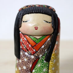 Ichiko Yahagi Creative Kokeshi Doll Saki Face
