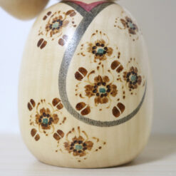 Kano Chiyomatsu Vintage Kokeshi Doll With Hair Bun Kimono