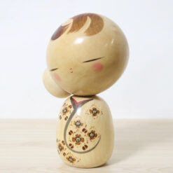 Kano Chiyomatsu Vintage Kokeshi Doll With Hair Bun Left
