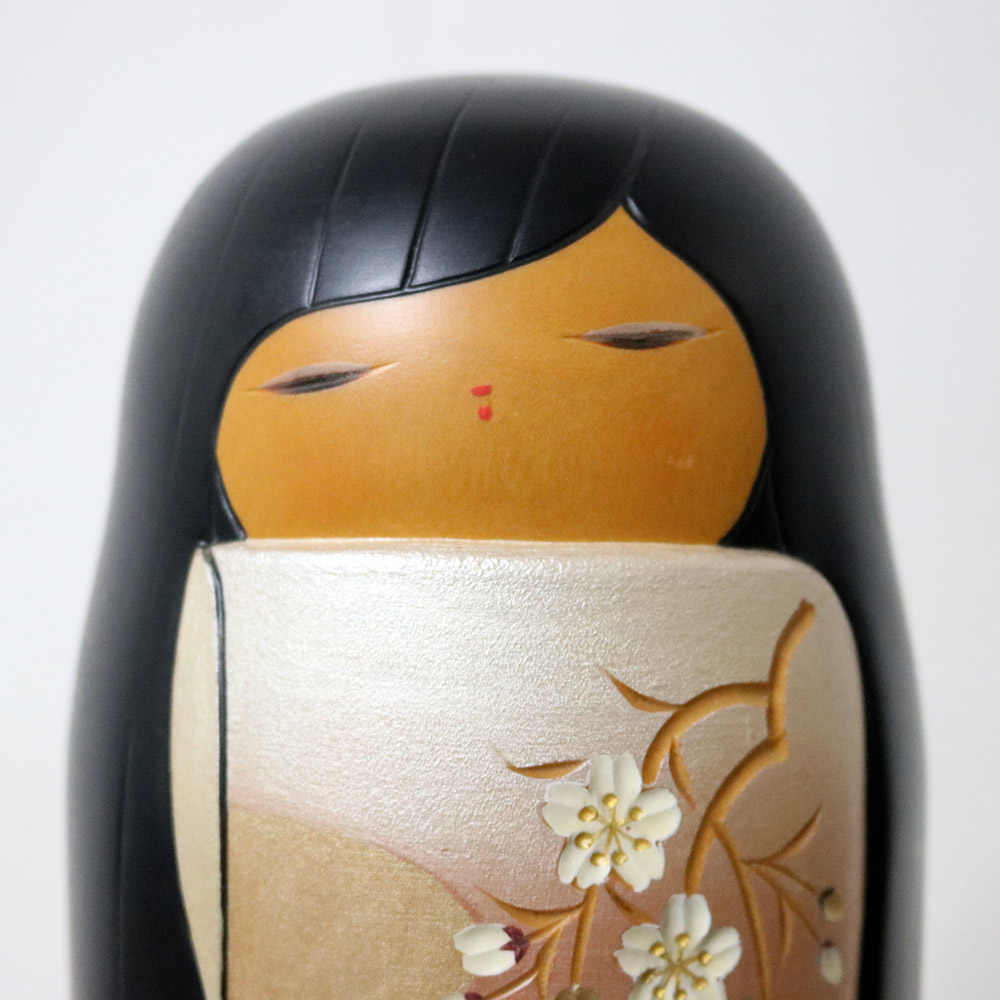 Kaoru Nozawa Vintage Kokeshi Doll Myoshino Face