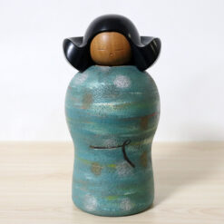 Katase Kaihei Vintage Kokeshi Doll Blue