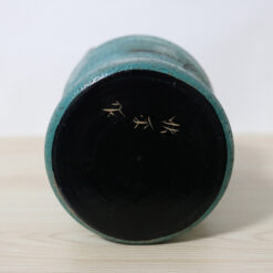 Katase Kaihei Vintage Kokeshi Doll Blue Signature
