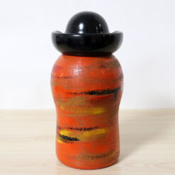 Katase Kaihei Vintage Kokeshi Doll Orange Back