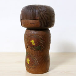 Kato Masami Vintage Kokeshi Doll Camelia Child Left