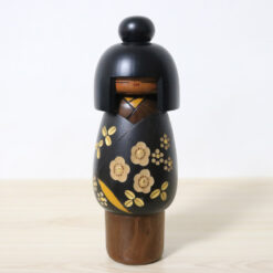 Kazuo Takamizawa Black Vintage Creative Kokeshi