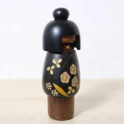 Kazuo Takamizawa Black Vintage Creative Kokeshi Right