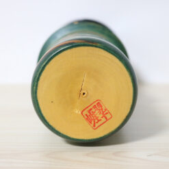 Sato Suigai Green Vintage Kokeshi Signature