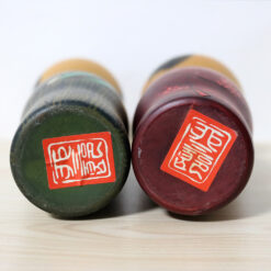 Usaburo Vintage Pair Kokeshi Dolls Journey Signature