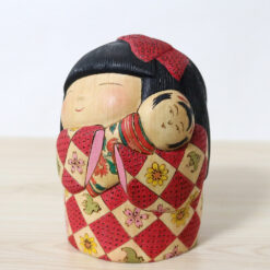 Yamazaki Yuko Creative Kokeshi Itoshigo Red Left