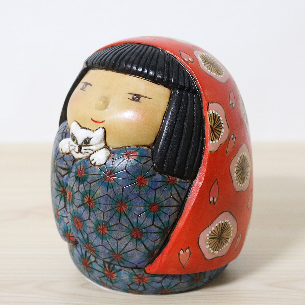 Chiyomi Horiuchi Kokeshi Doll Naisho Left