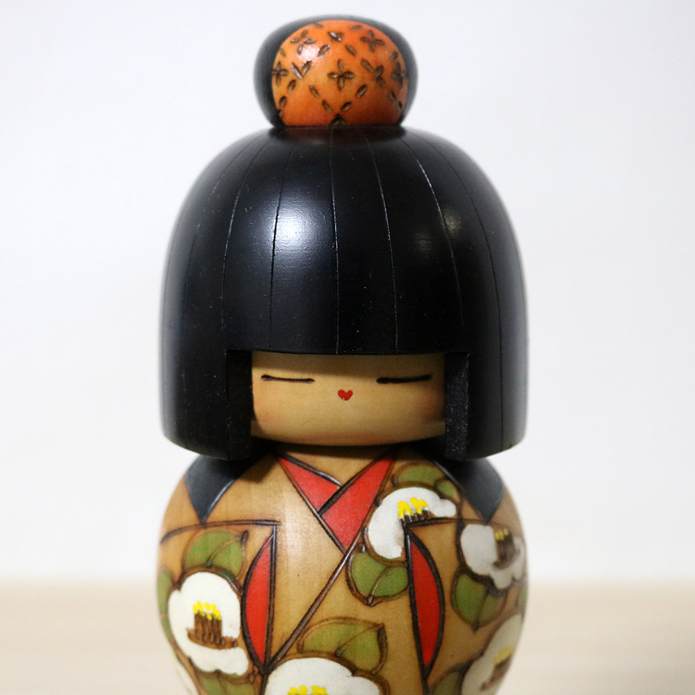 Kazuo Takamizawa Kokeshi Doll Haru Kaze Face