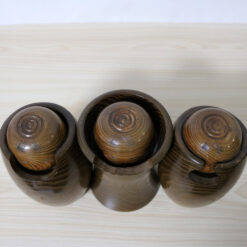 Miyajima Muhitsu Kokeshi Doll Set Quiet Thoughts Hair