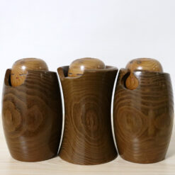 Miyajima Muhitsu Kokeshi Doll Set Quiet Thoughts Left