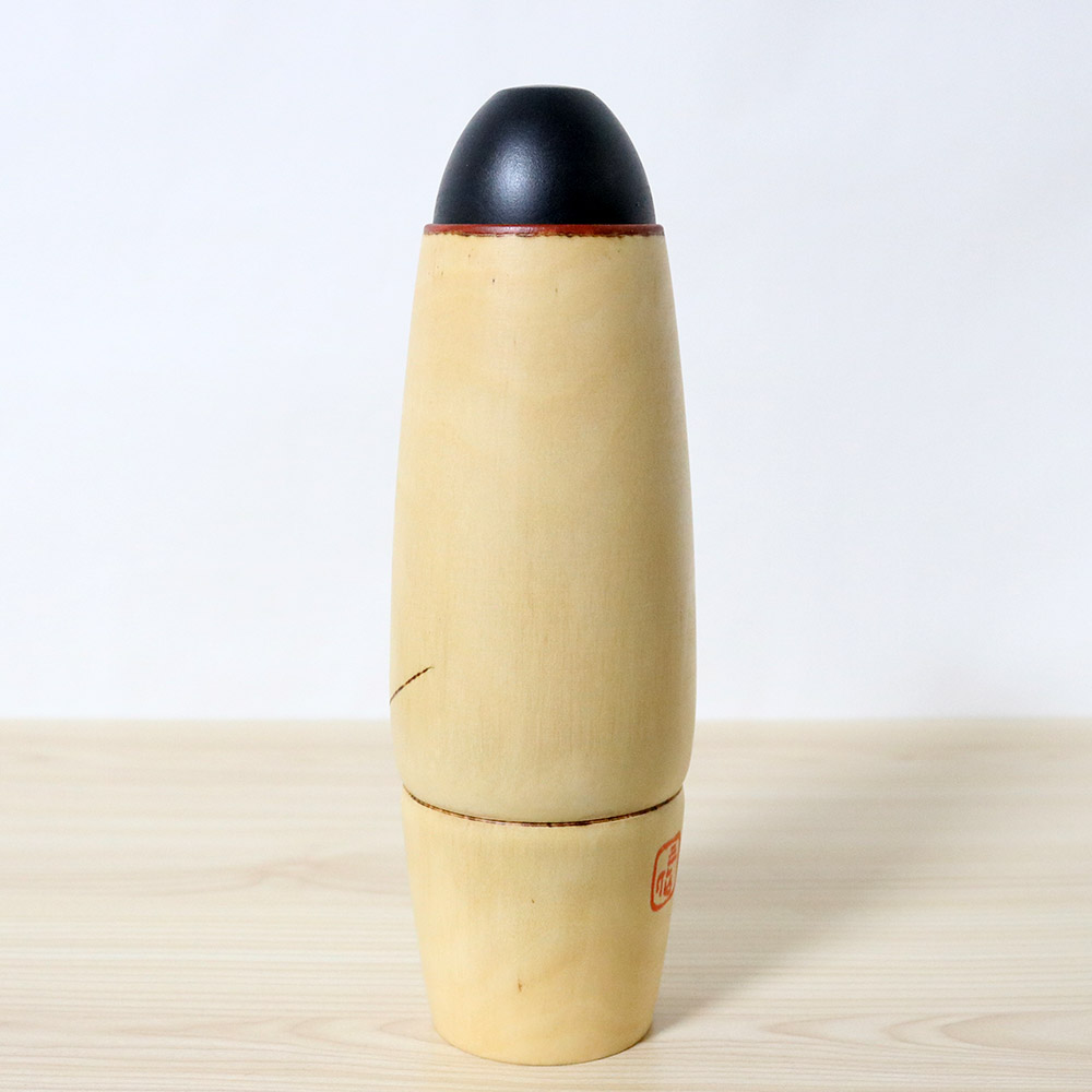 Sekiguchi Sansaku Kokeshi Doll Gin Back