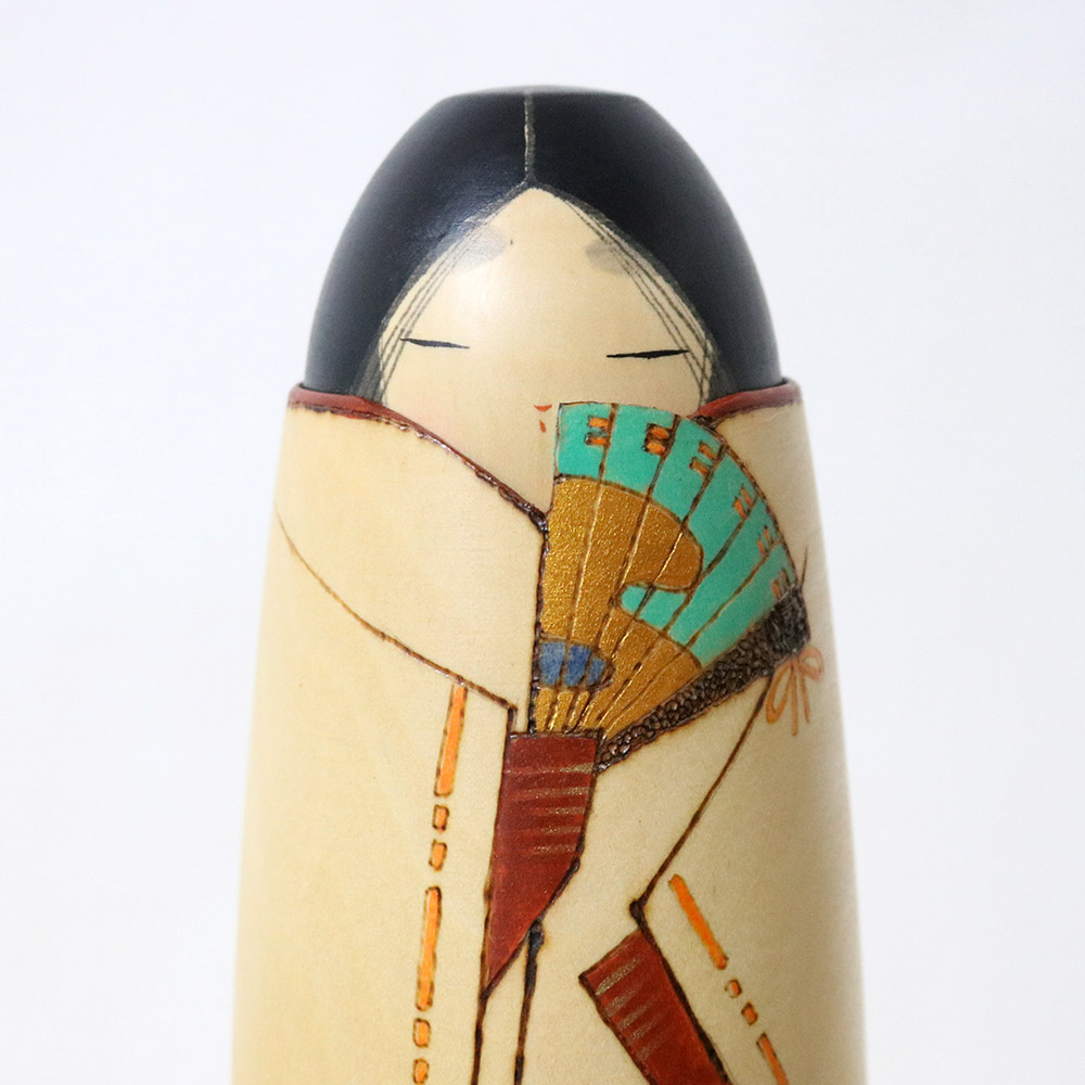 Sekiguchi Sansaku Kokeshi Doll Gin Face