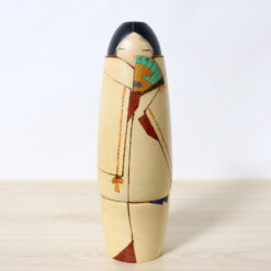 Sekiguchi Sansaku Kokeshi Doll Gin Front
