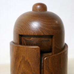 Shido Shozan Vintage Kokeshi Doll First Snow Face