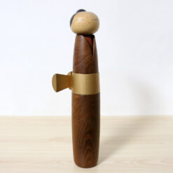 Shido Shozan Vintage Kokeshi Doll Golden Obi Right