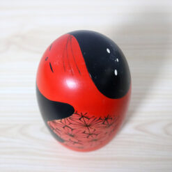 Yushi Kawase Kokeshi Doll Red And Black Top