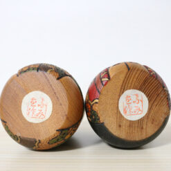 Fumio Tomidokoro Hina Kokeshi Doll Vintage Signature