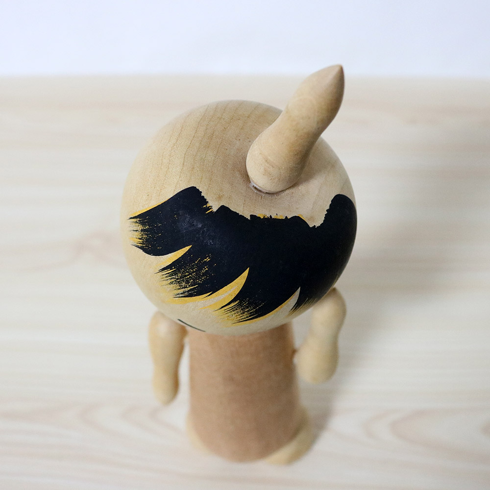 Hideo Ishihara Vintage Kokeshi Doll Reminiscence Hair