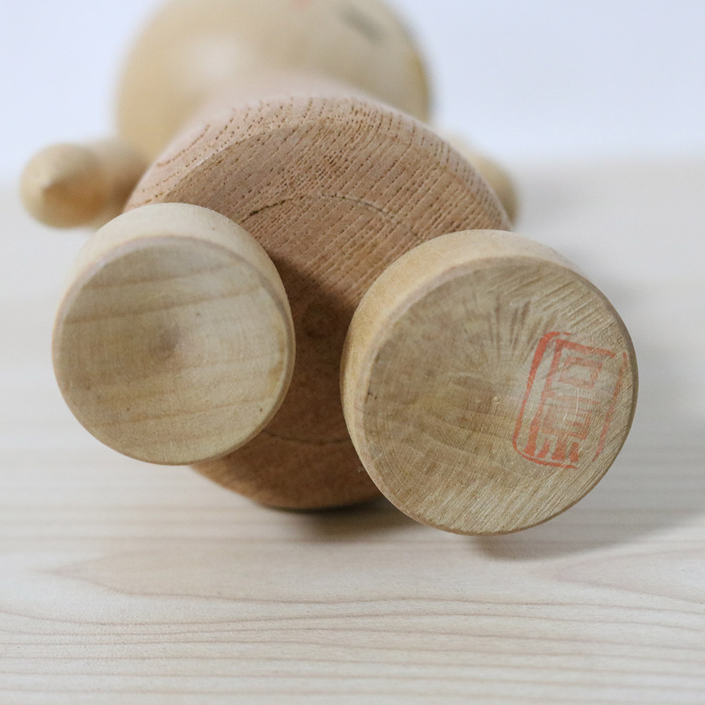 Hideo Ishihara Vintage Kokeshi Doll Reminiscence Signature