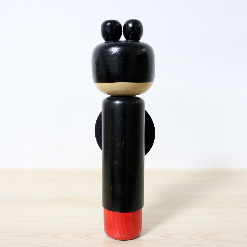 Hideo Ishihara Vintage Kokeshi Omiyamairi Back