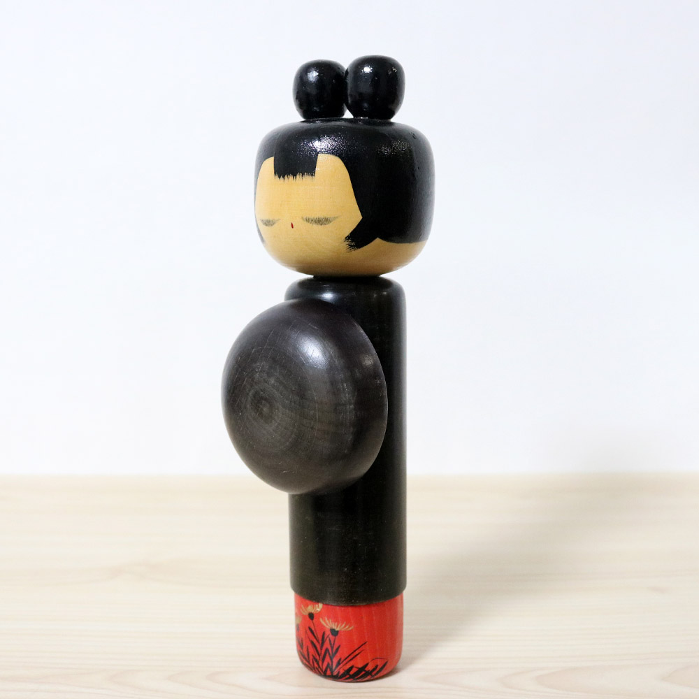 Hideo Ishihara Vintage Kokeshi Omiyamairi Left