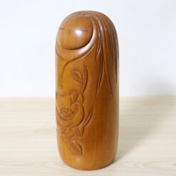 Kano Chiyomatsu Vintage Kokeshi Doll One Blossom Left