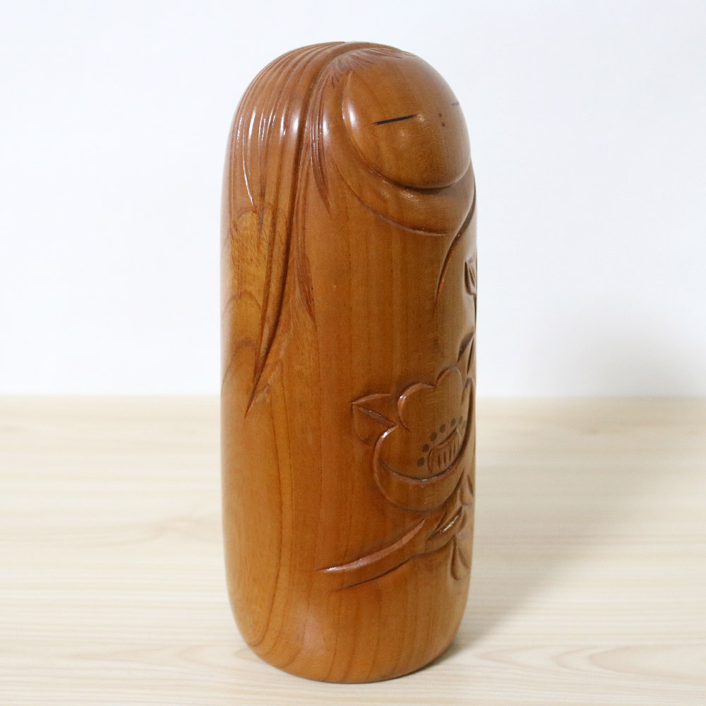 Kano Chiyomatsu Vintage Kokeshi Doll One Blossom Right