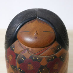 Kato Tatsuo Vintage Kokeshi Mountain Camellia Face