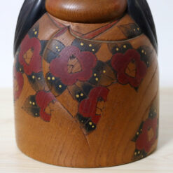 Kato Tatsuo Vintage Kokeshi Mountain Camellia Kimono