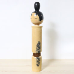 Sato Suigai Vintage Kokeshi Doll Quiet Feelings Left