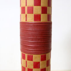 Sekiguchi Sansaku Vintage Kokeshi Doll Checkered Kimono Kimono