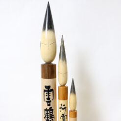 Shido Shozan Vintage Kokeshi Doll Set Cranes Clouds Faces