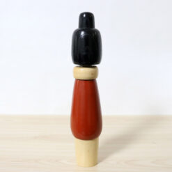 Shido Shozan Winter Scarf Kokeshi Doll Back