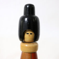 Shido Shozan Winter Scarf Kokeshi Doll Face