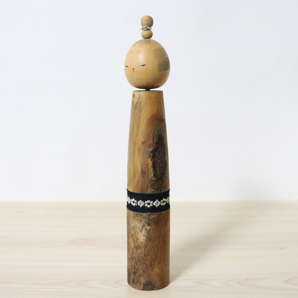 Vintage Sosaku Kokeshi Doll 29cm Left