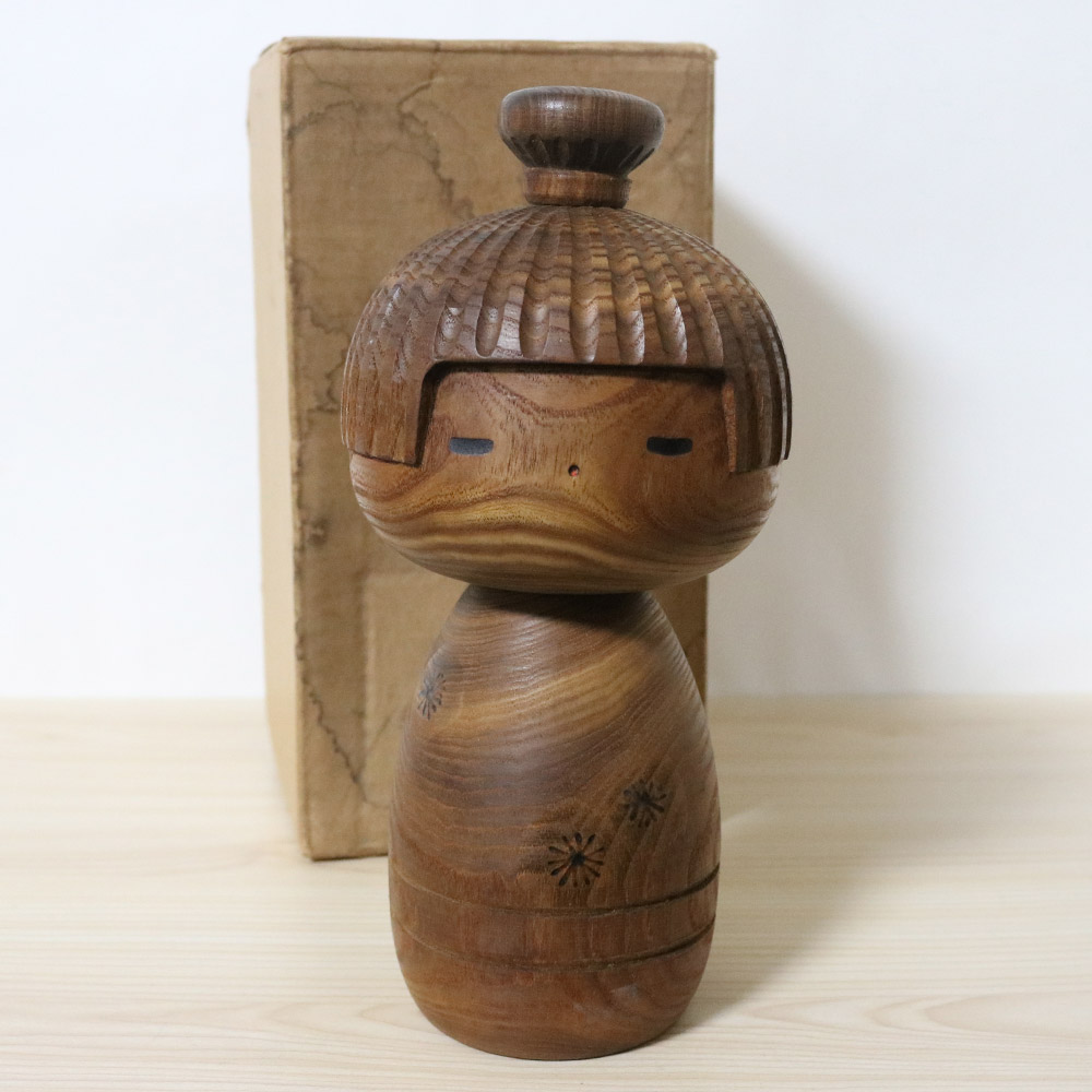 Yamanaka Sanpei Vintage Kokeshi Doll Sekishun