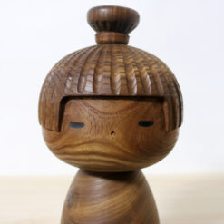 Yamanaka Sanpei Vintage Kokeshi Doll Sekishunface