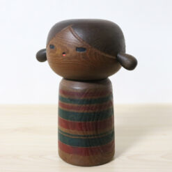 Yamanaka Sanpei Vintage Kokeshi Doll Village Girl Left